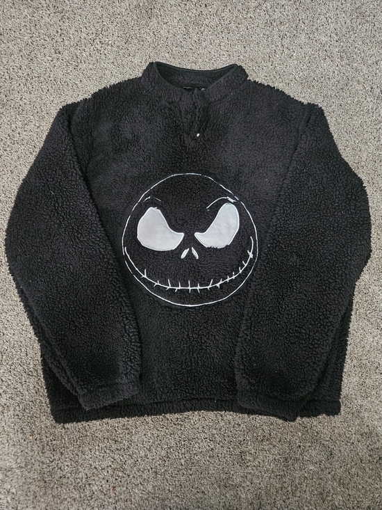 Other - Disney Nightmare Before Christmas Jack Skellington Sherpa Fleece Pullover XXL